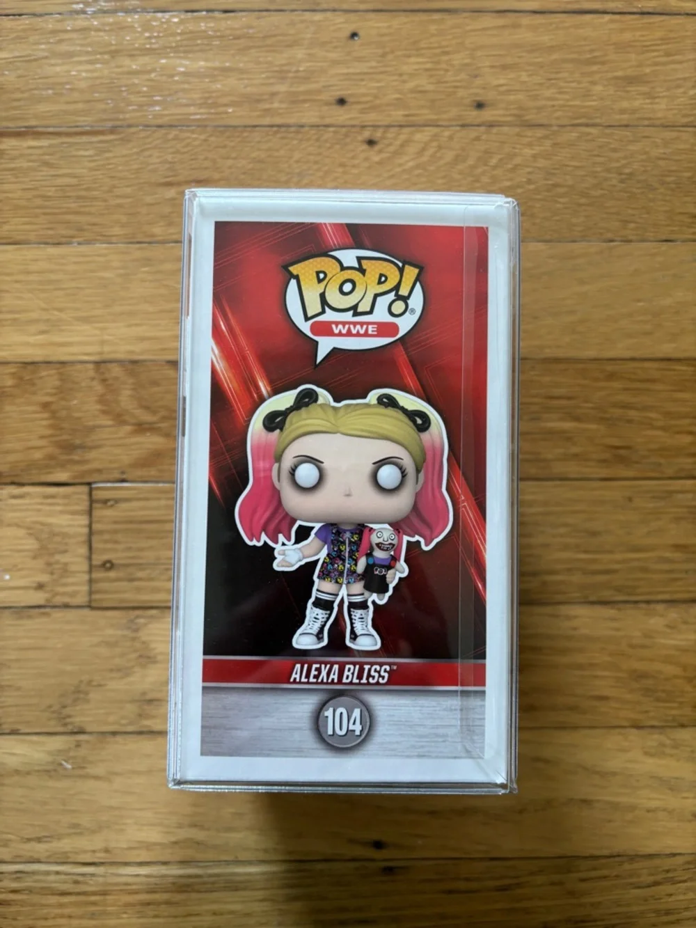 Funko Pop! WWE Alexa Bliss #104 - Pink & Blonde Hair Autographed - Picture 4 of 4
